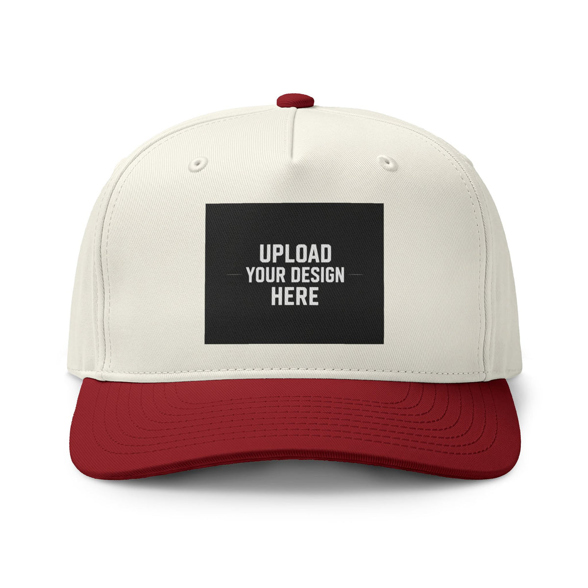 Two-Tone Trucker Cap — Custom Patch Hat