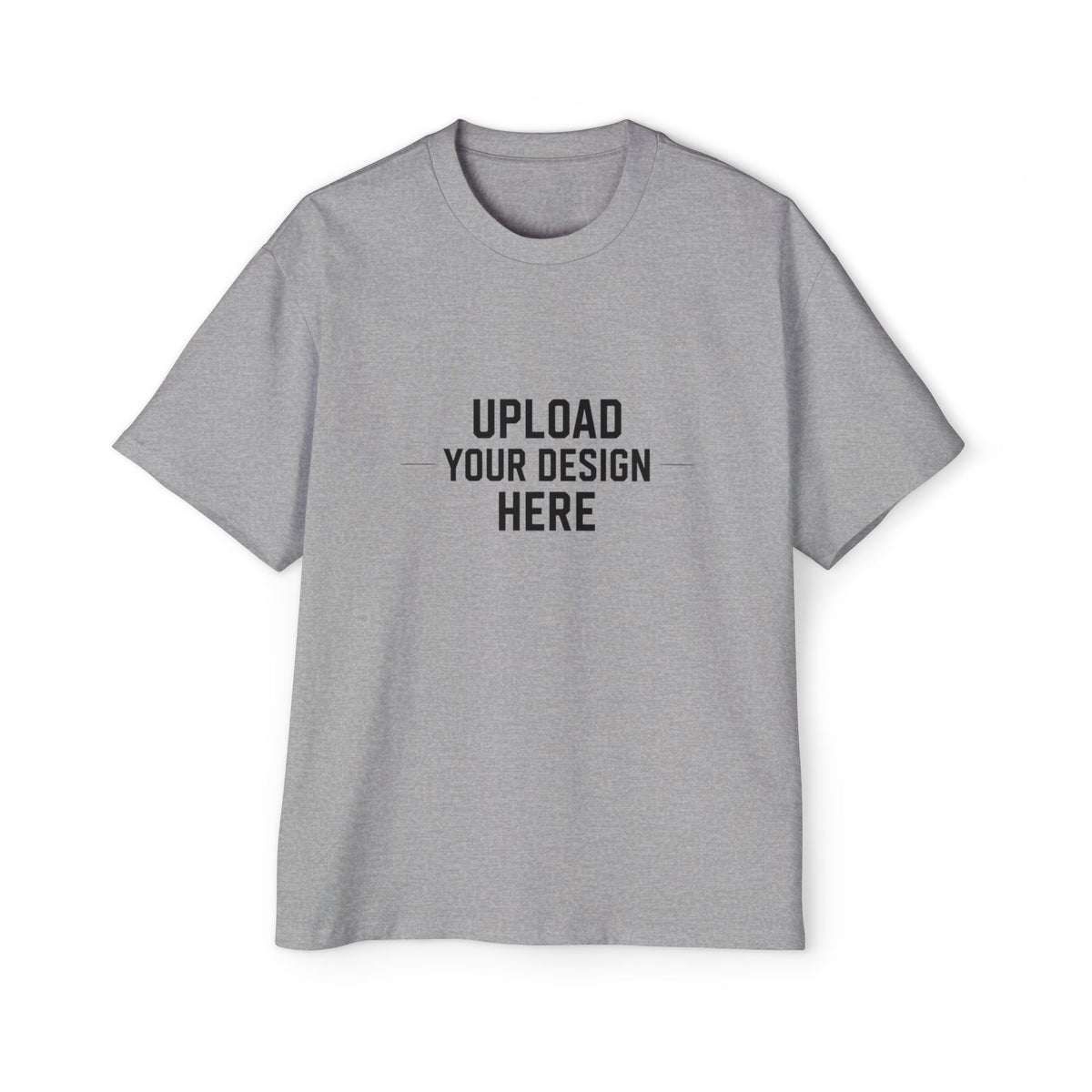 Oversized Men’s Tee – Custom Heavy Cotton Crewneck