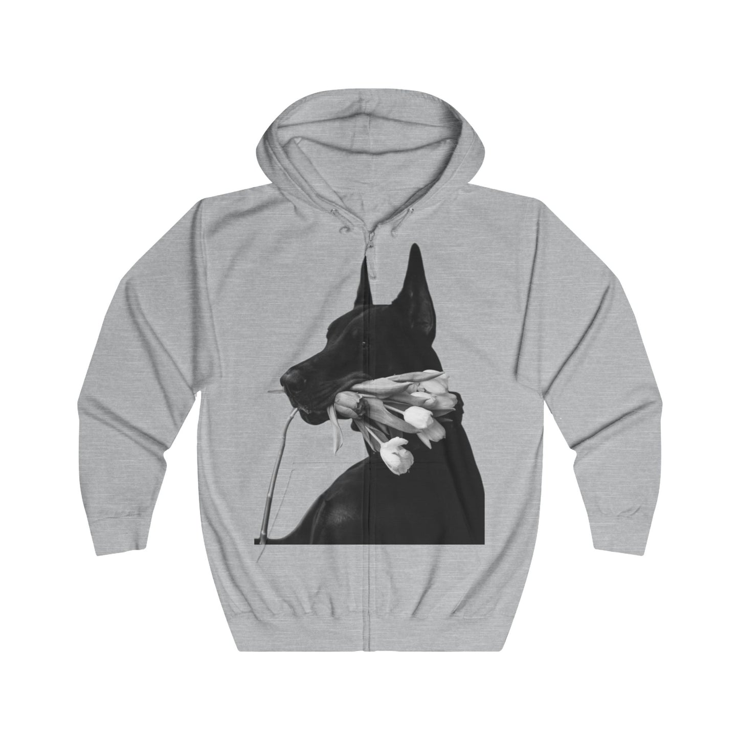 Doberman Zip Hoodie