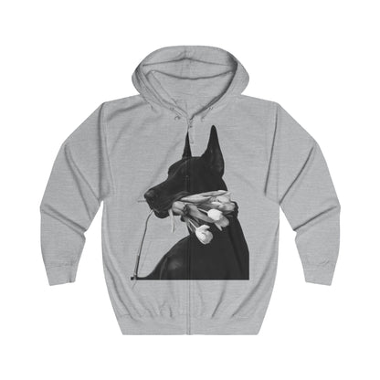 Doberman Zip Hoodie