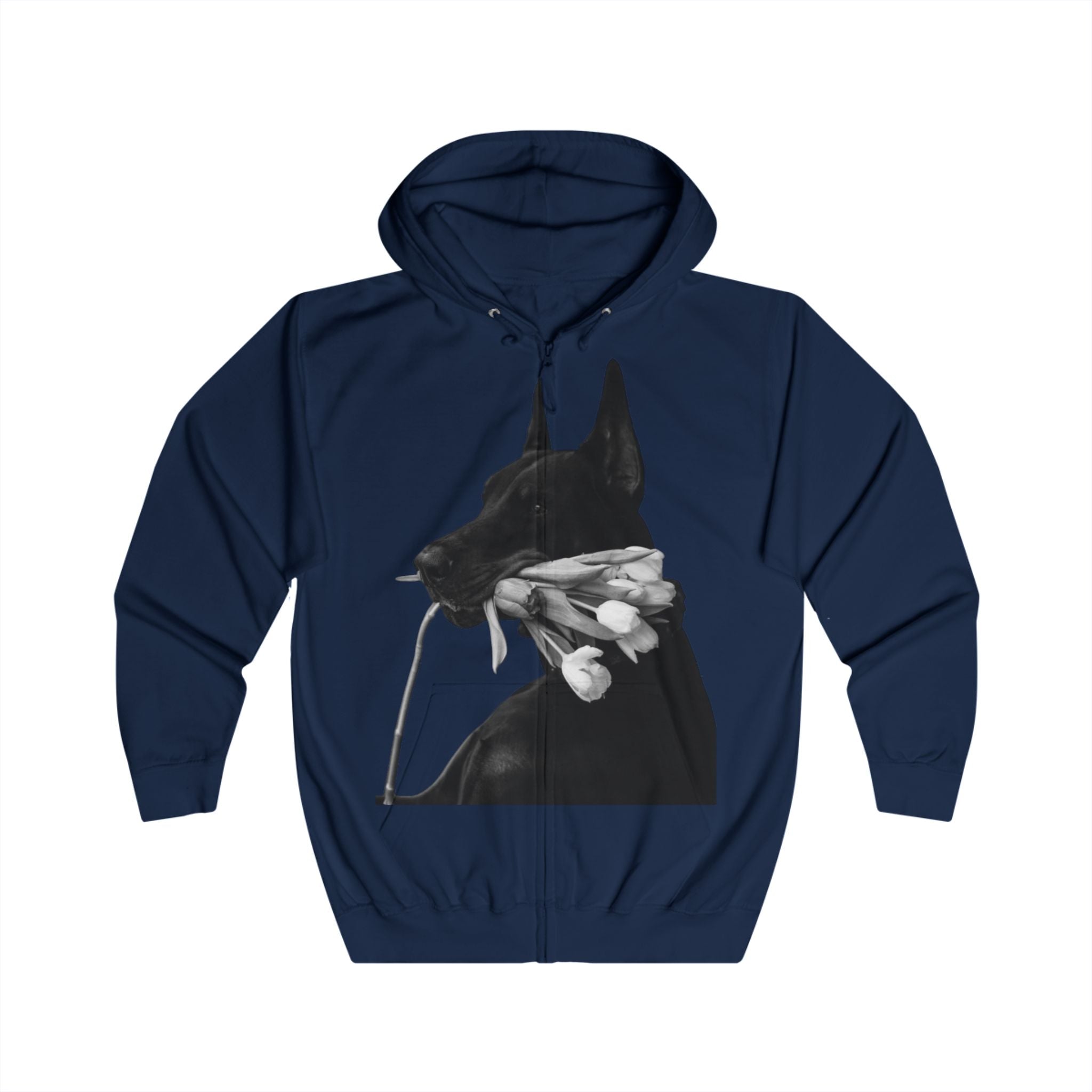 Doberman Zip Hoodie