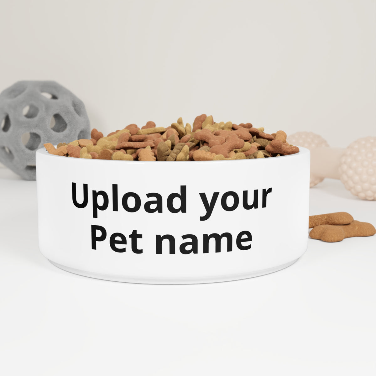 Personalized Pet Bowl — Custom Name Dog & Cat Food Bowl