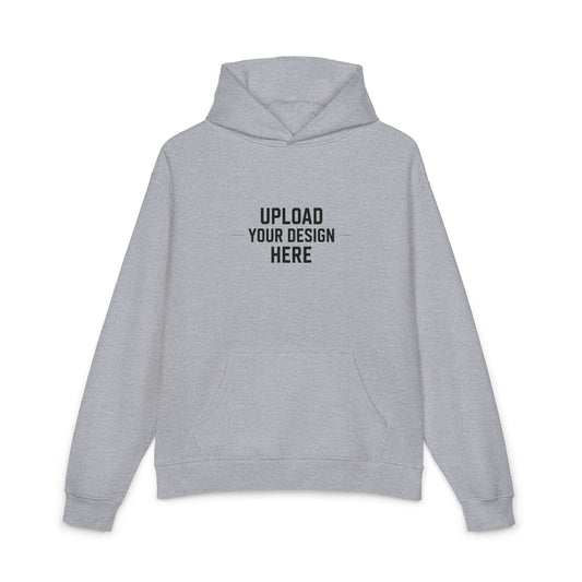 Relaxed Hoodie — Minimal Black Graphic Hoodie with Subtle Text