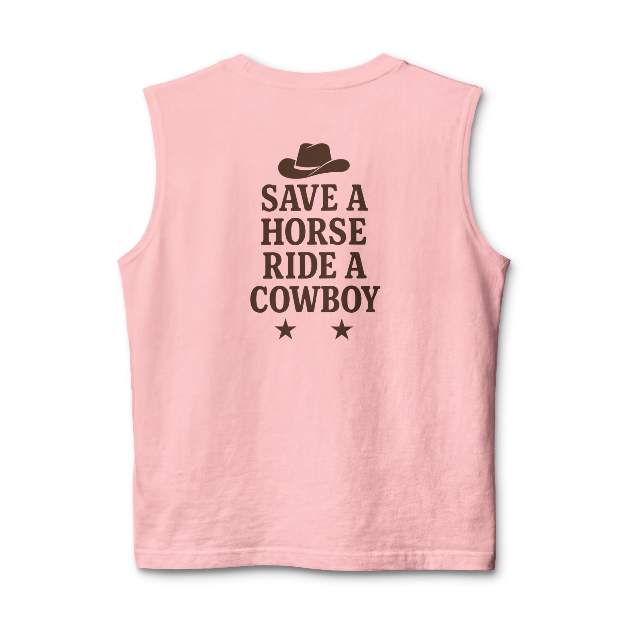 Western Cowboy Graphic Tank Top