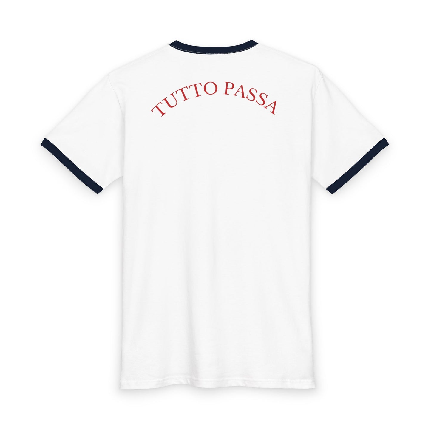 Tutto Passa Ringer Tee — Vintage Italian T-Shirt