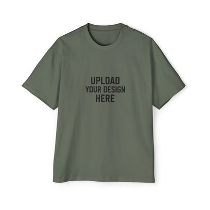 Oversized Men’s Tee – Custom Heavy Cotton Crewneck