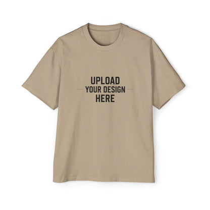 Oversized Men’s Tee – Custom Heavy Cotton Crewneck