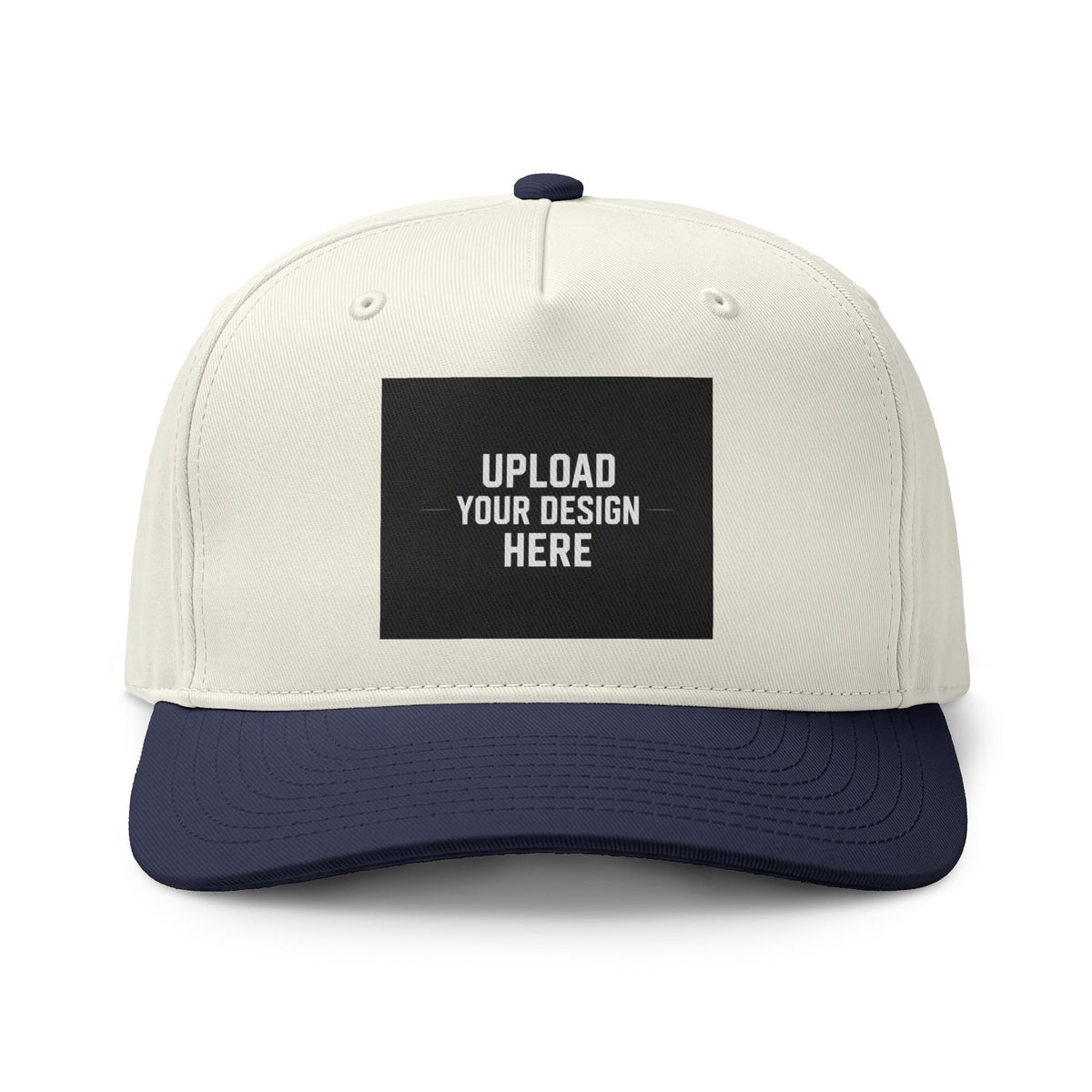 Two-Tone Trucker Cap — Custom Patch Hat