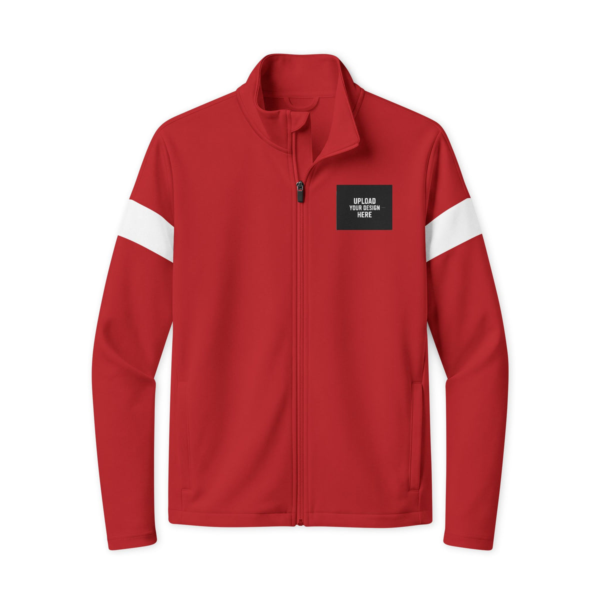 Full-Zip Travel Jacket — Custom Chest Patch