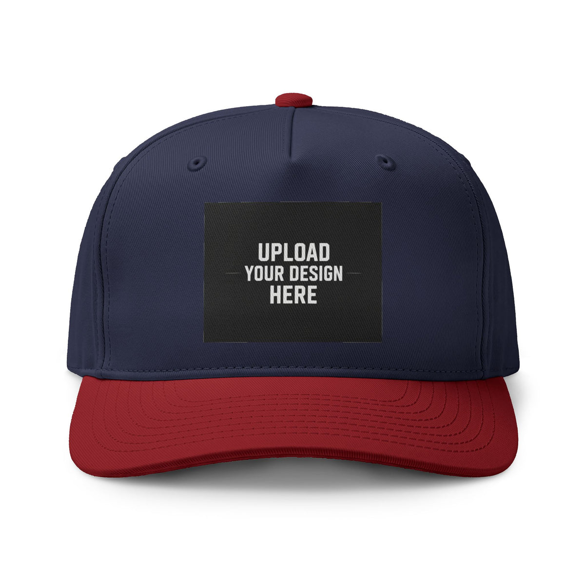 Two-Tone Trucker Cap — Custom Patch Hat