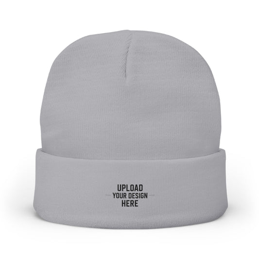 Embroidered Cuffed Knit Beanie – Custom Embroidery