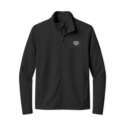 Full-Zip Travel Jacket — Custom Chest Patch