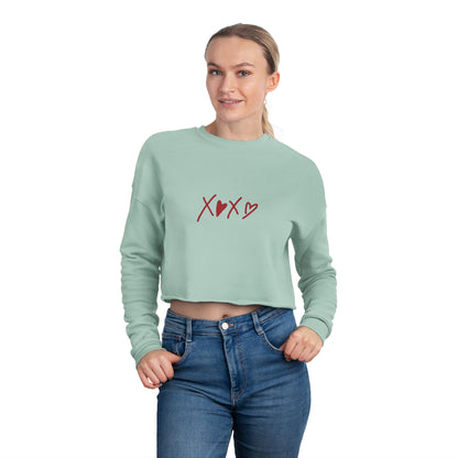 XOXO Cropped Sweatshirt