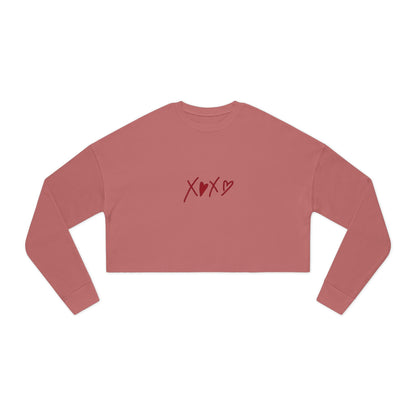 XOXO Cropped Sweatshirt