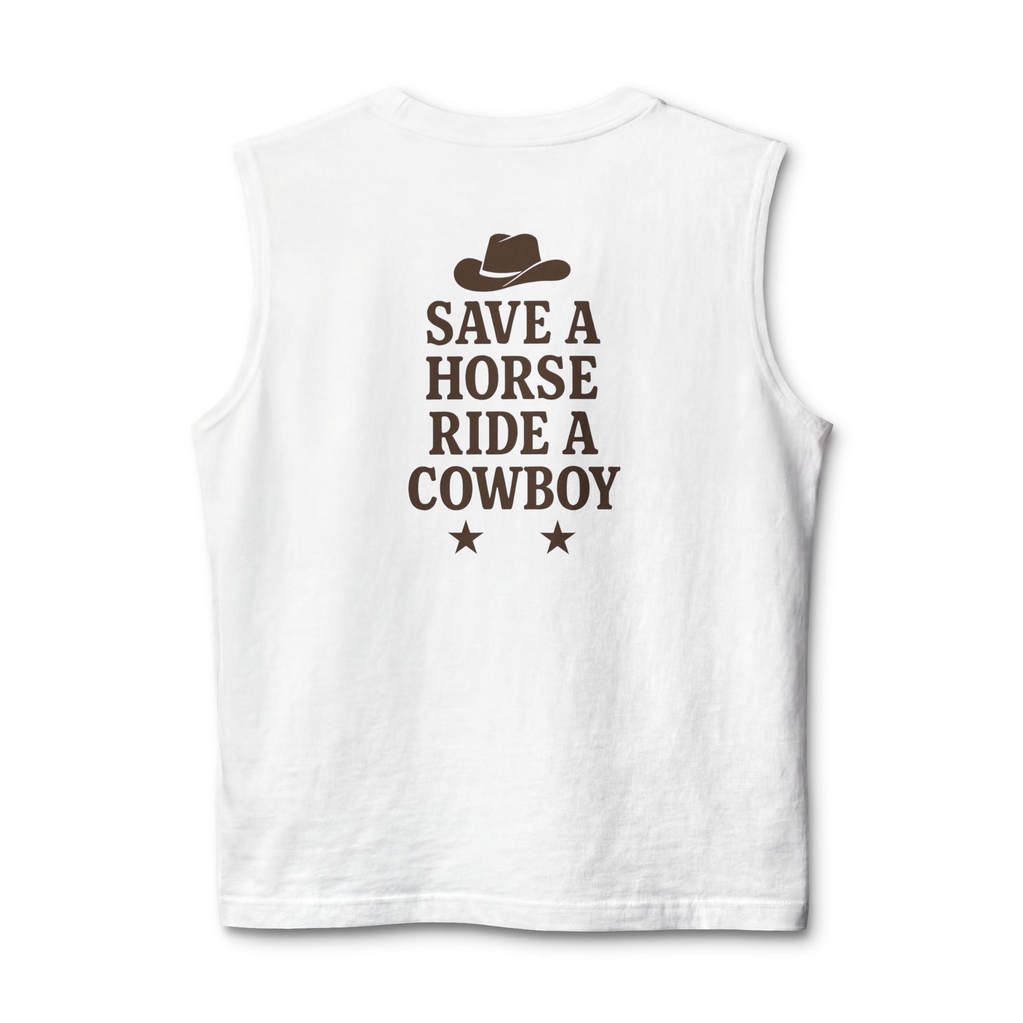 Western Cowboy Graphic Tank Top