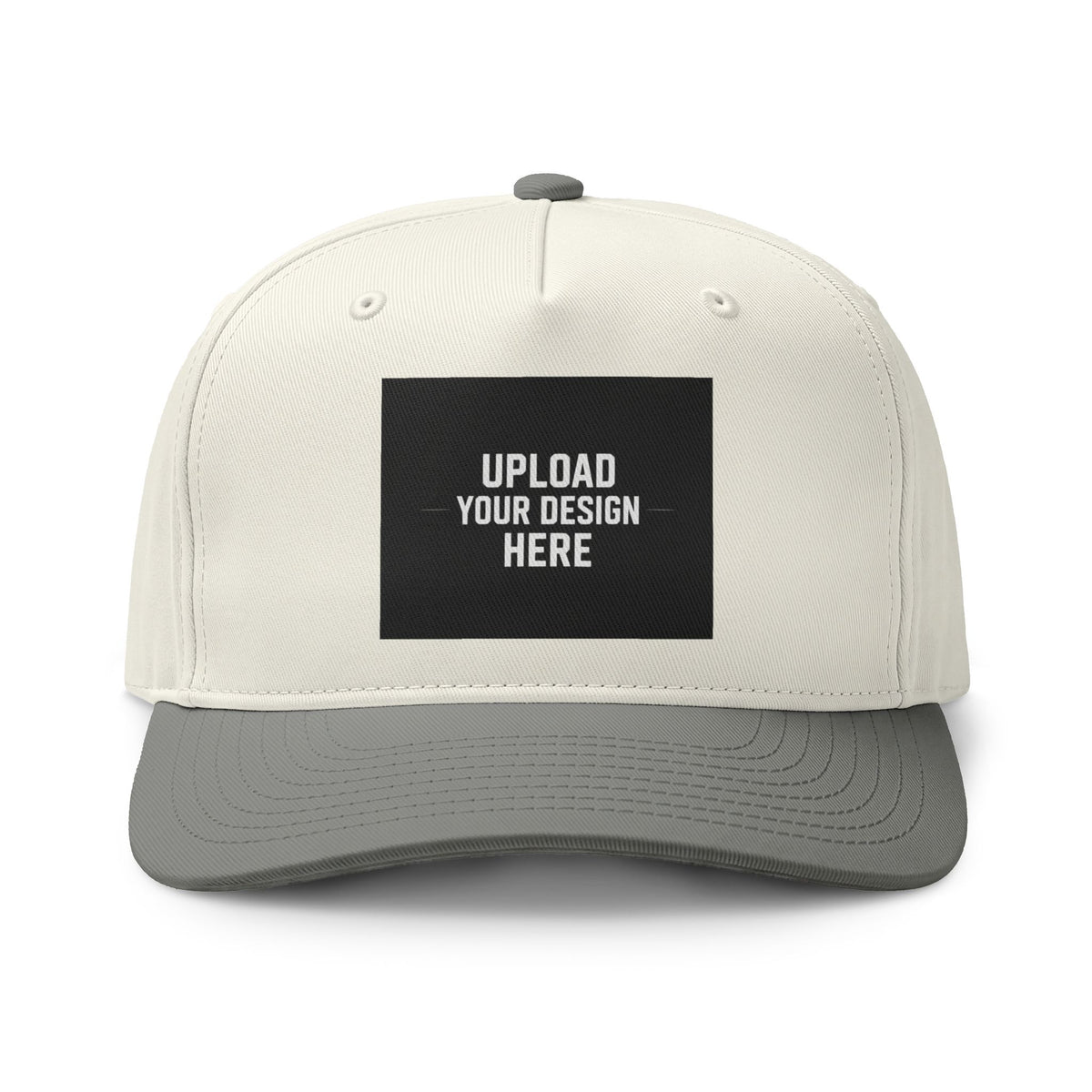 Two-Tone Trucker Cap — Custom Patch Hat