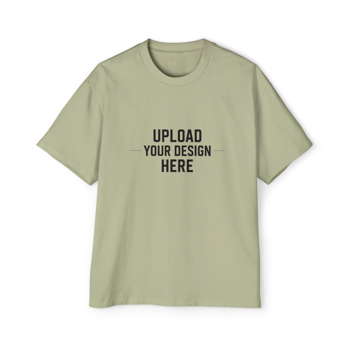 Oversized Men’s Tee – Custom Heavy Cotton Crewneck