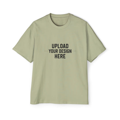 Oversized Men’s Tee – Custom Heavy Cotton Crewneck