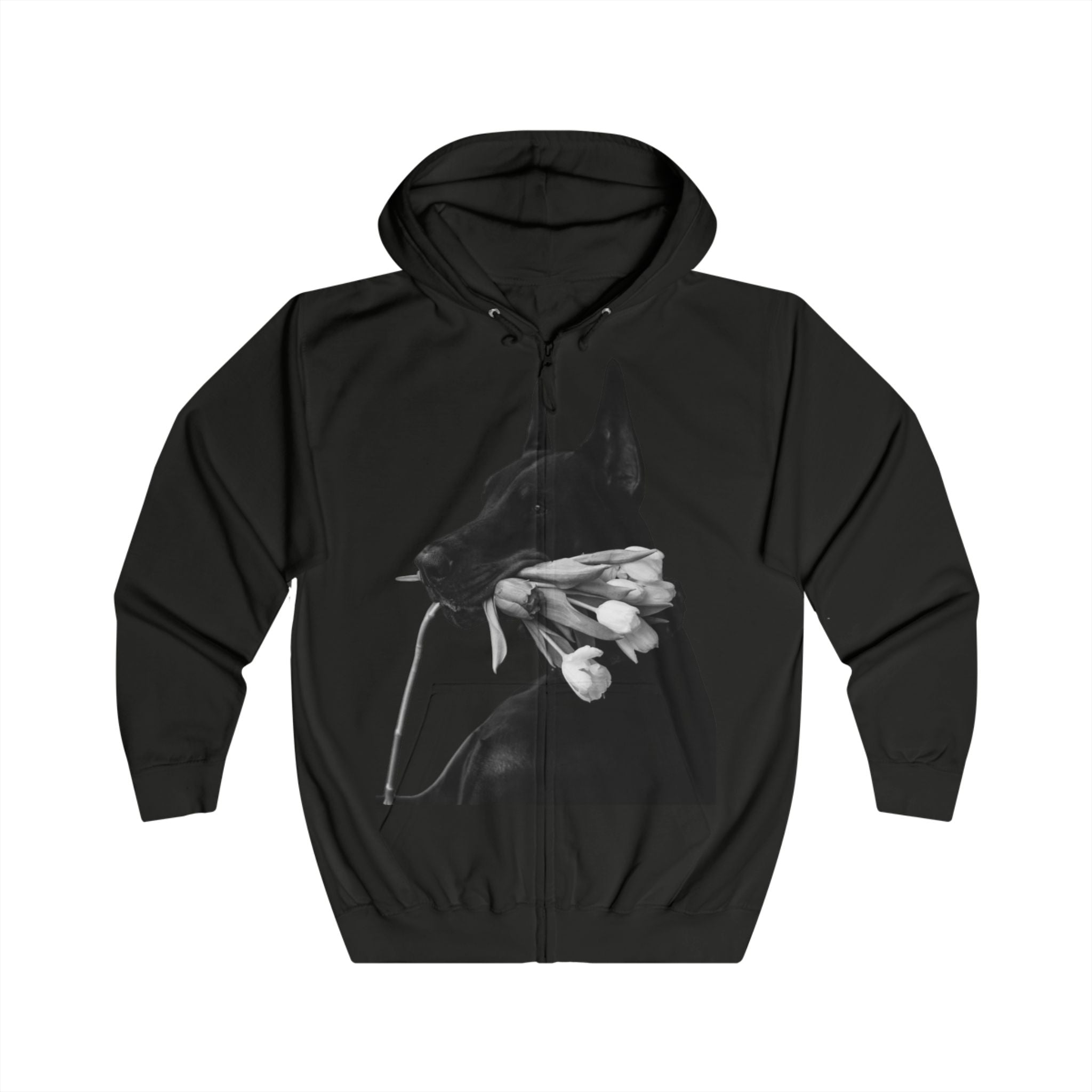 Doberman Zip Hoodie