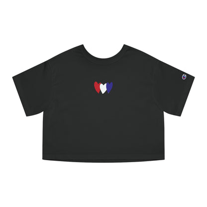 Cropped T-Shirt — French Heart