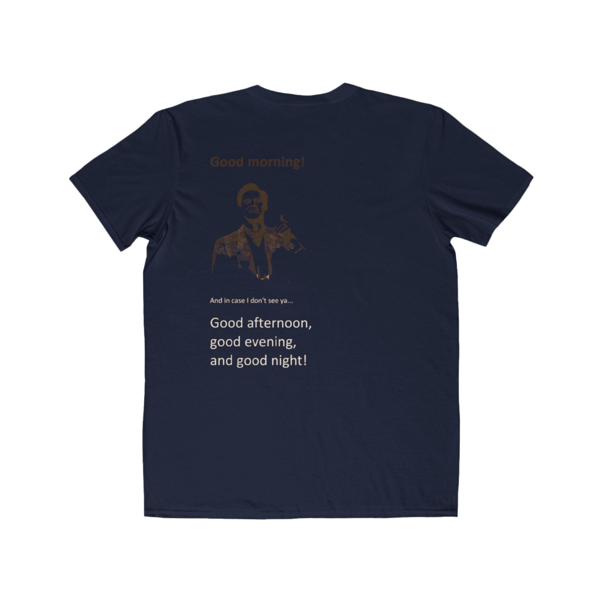 Good Morning Tee — Retro Greeting Graphic Men’s T‑Shirt