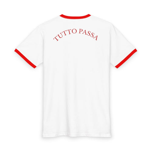 Tutto Passa Ringer Tee — Vintage Italian T-Shirt
