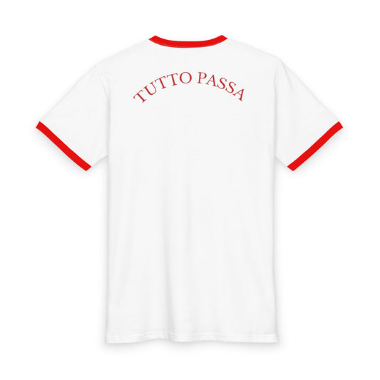 Tutto Passa Ringer Tee — Vintage Italian T-Shirt