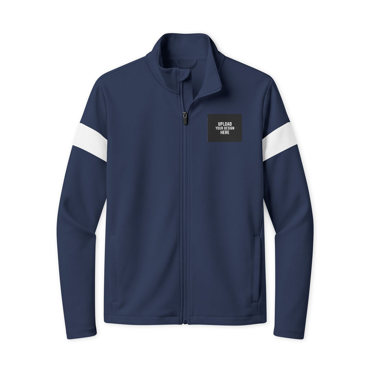Full-Zip Travel Jacket — Custom Chest Patch