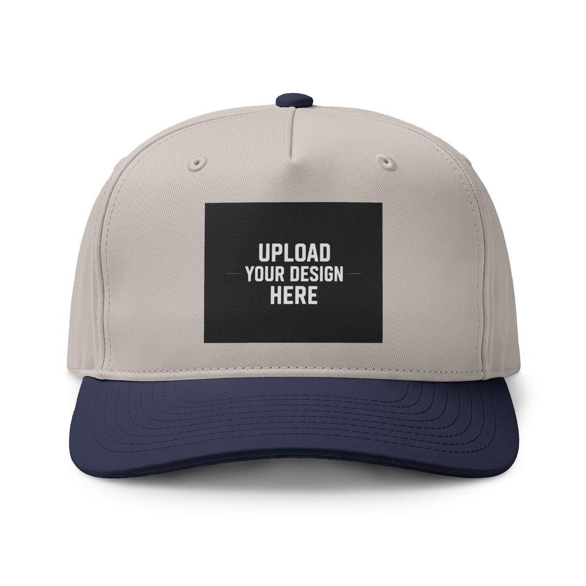 Two-Tone Trucker Cap — Custom Patch Hat