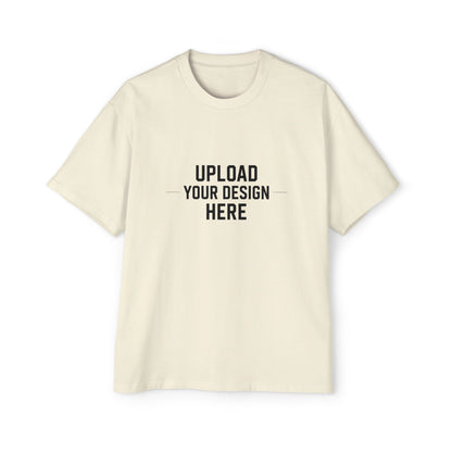 Oversized Men’s Tee – Custom Heavy Cotton Crewneck