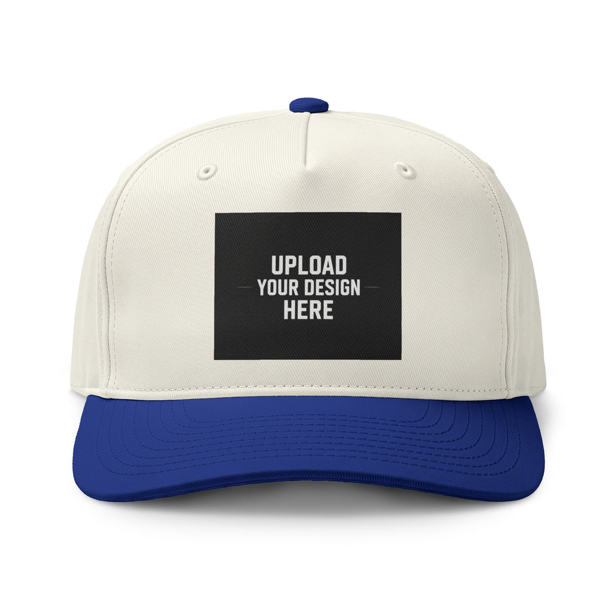 Two-Tone Trucker Cap — Custom Patch Hat