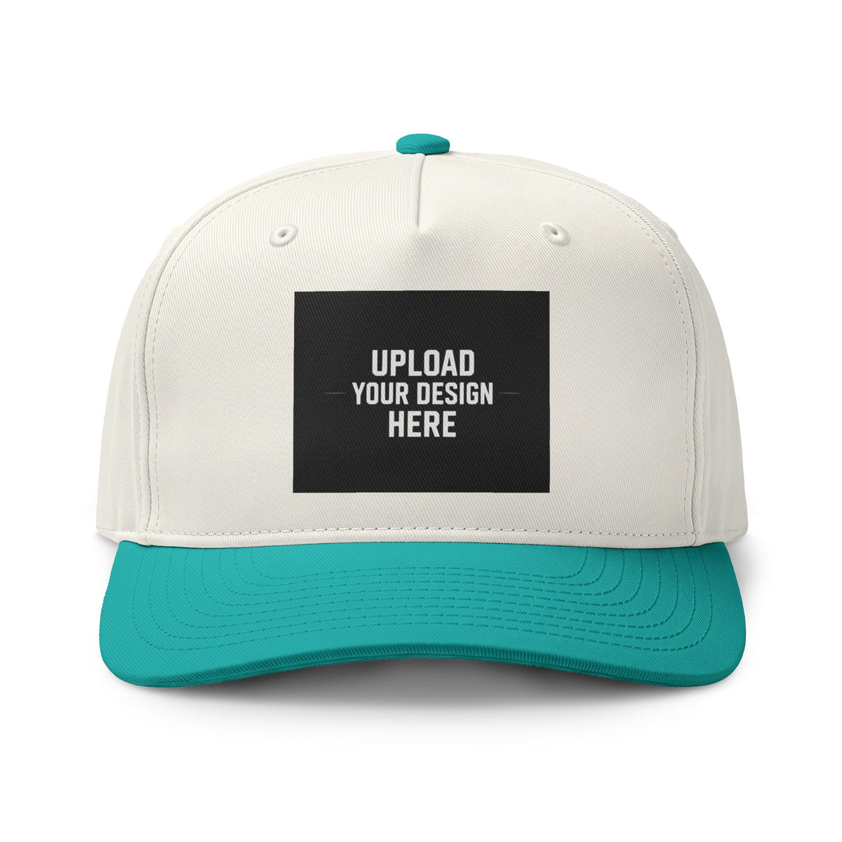Two-Tone Trucker Cap — Custom Patch Hat