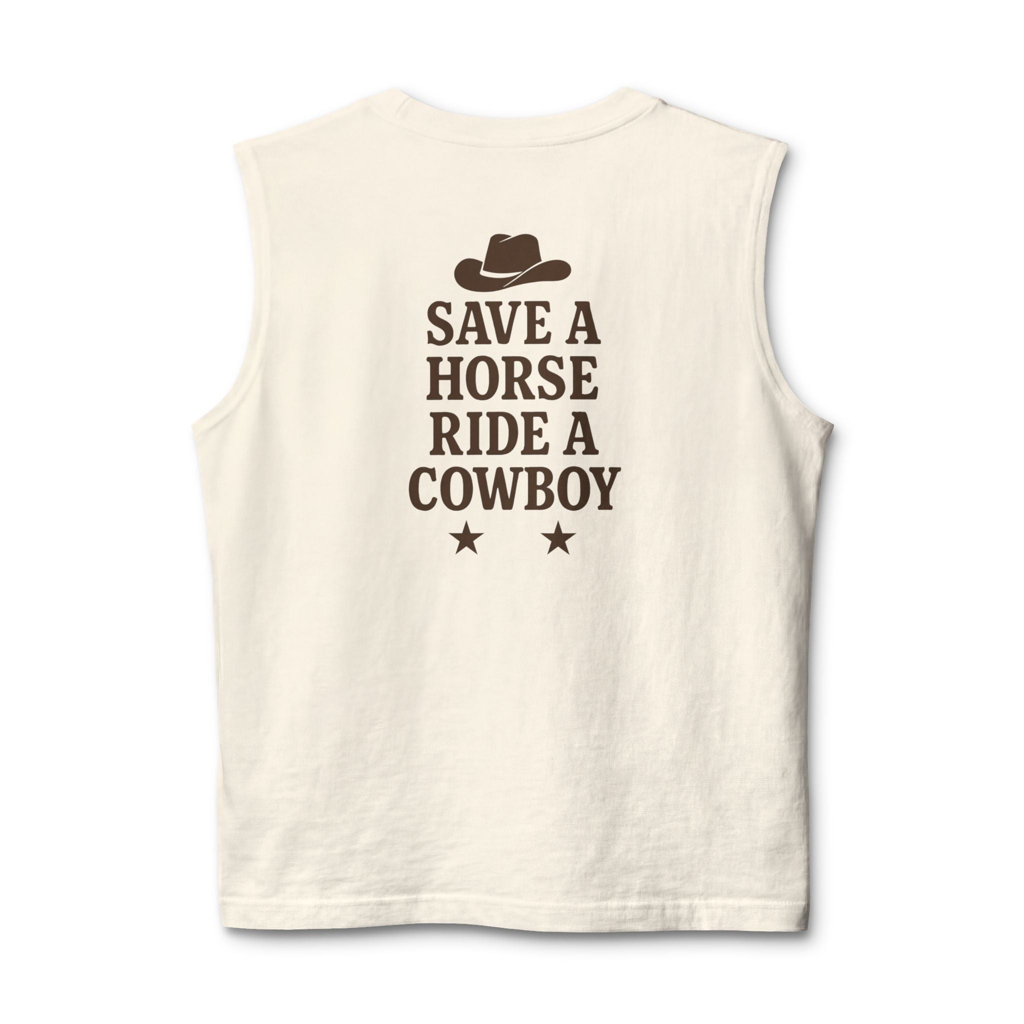 Western Cowboy Graphic Tank Top