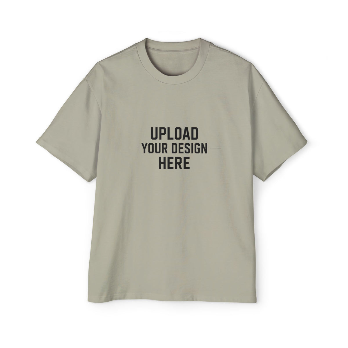 Oversized Men’s Tee – Custom Heavy Cotton Crewneck