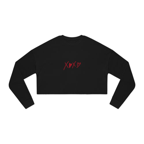 XOXO Cropped Sweatshirt