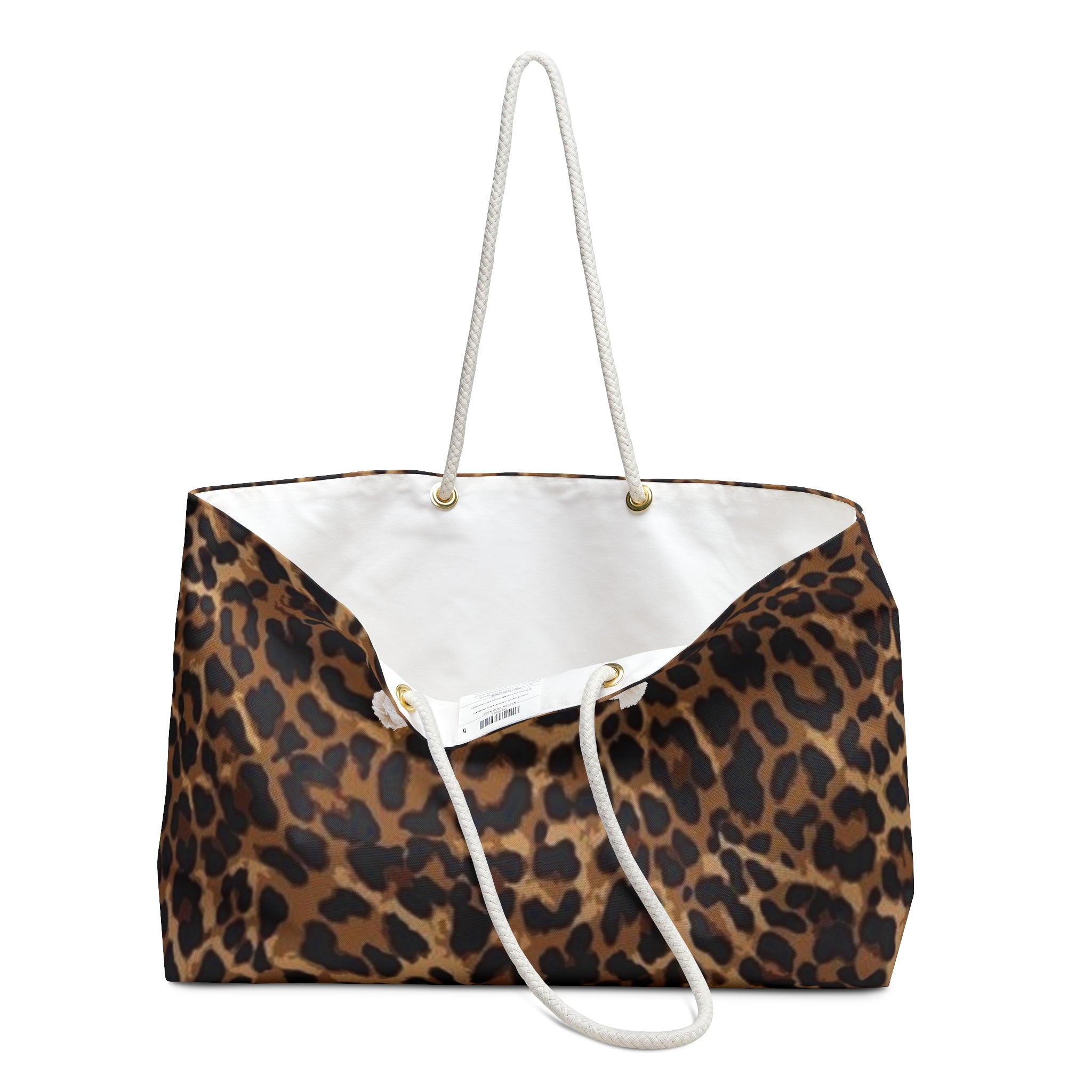 Leopard Print Weekender Bag