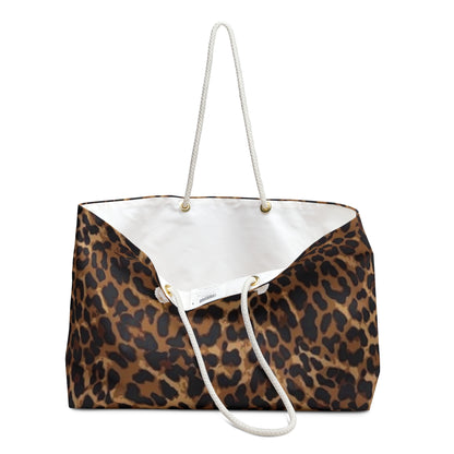 Leopard Print Weekender Bag