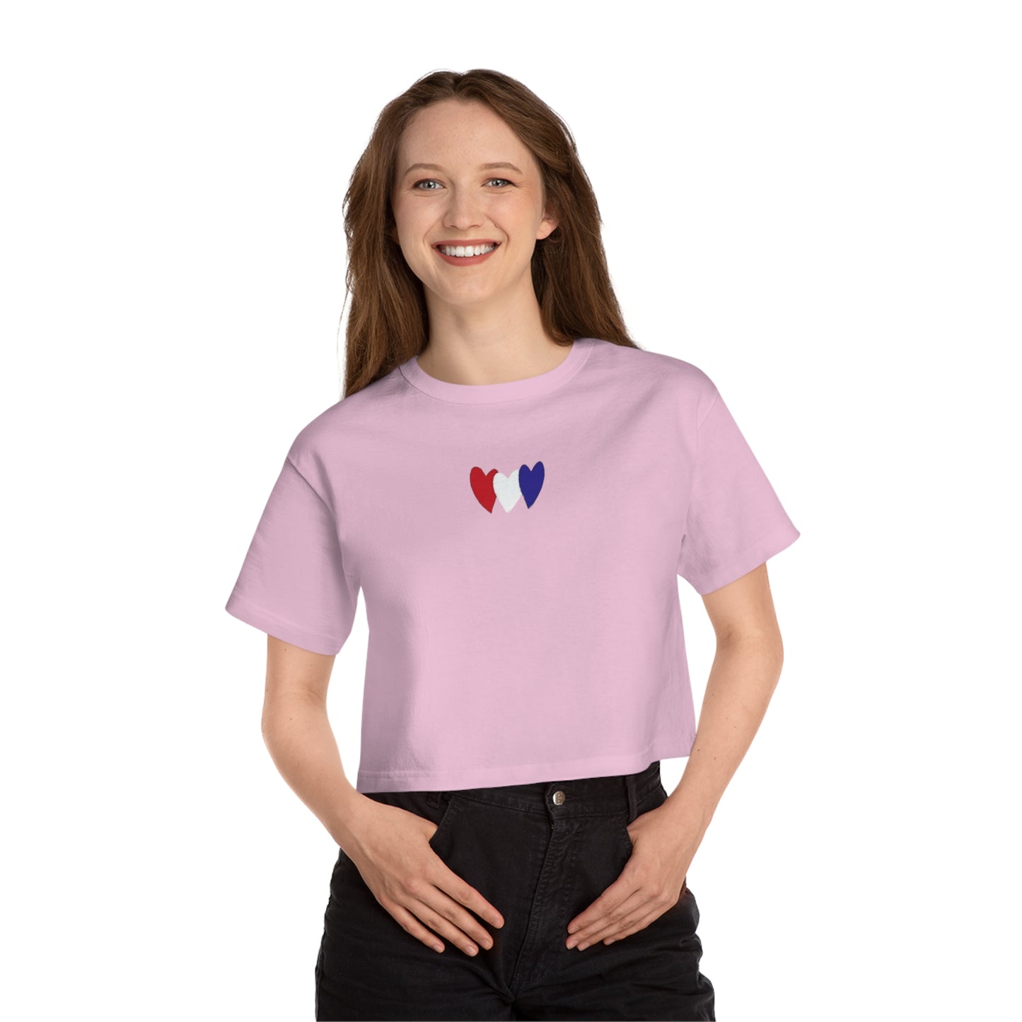 Cropped T-Shirt — French Heart