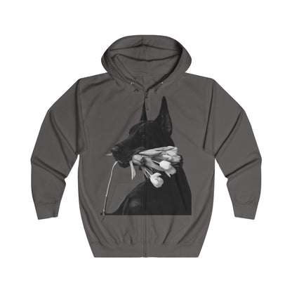 Doberman Zip Hoodie