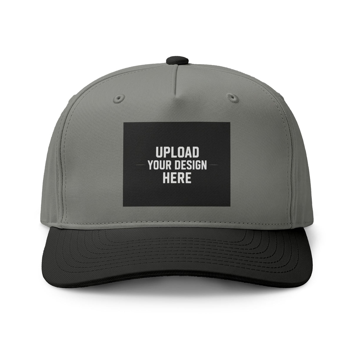 Two-Tone Trucker Cap — Custom Patch Hat