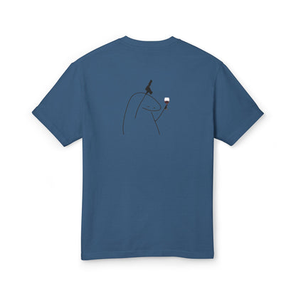 Minimalist Wine Bunny Tee