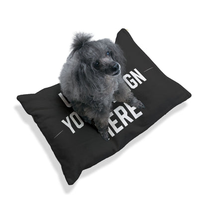 Custom Plush Pet Bed – Personalise Dog & Cat Cushion