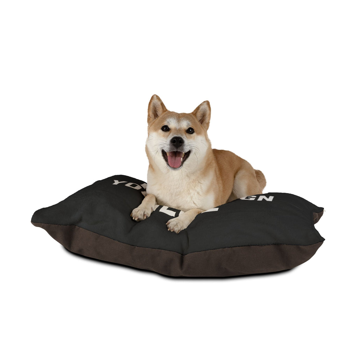 Custom Plush Pet Bed – Personalise Dog & Cat Cushion