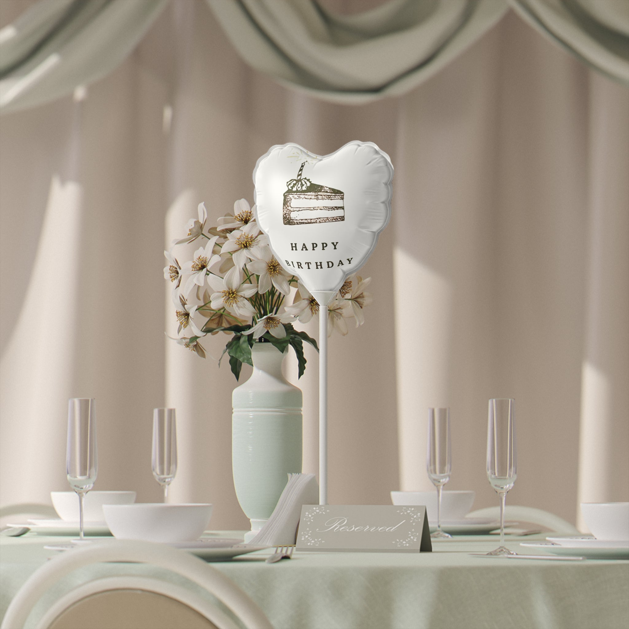 6" Heart Balloon – Birthday Gift