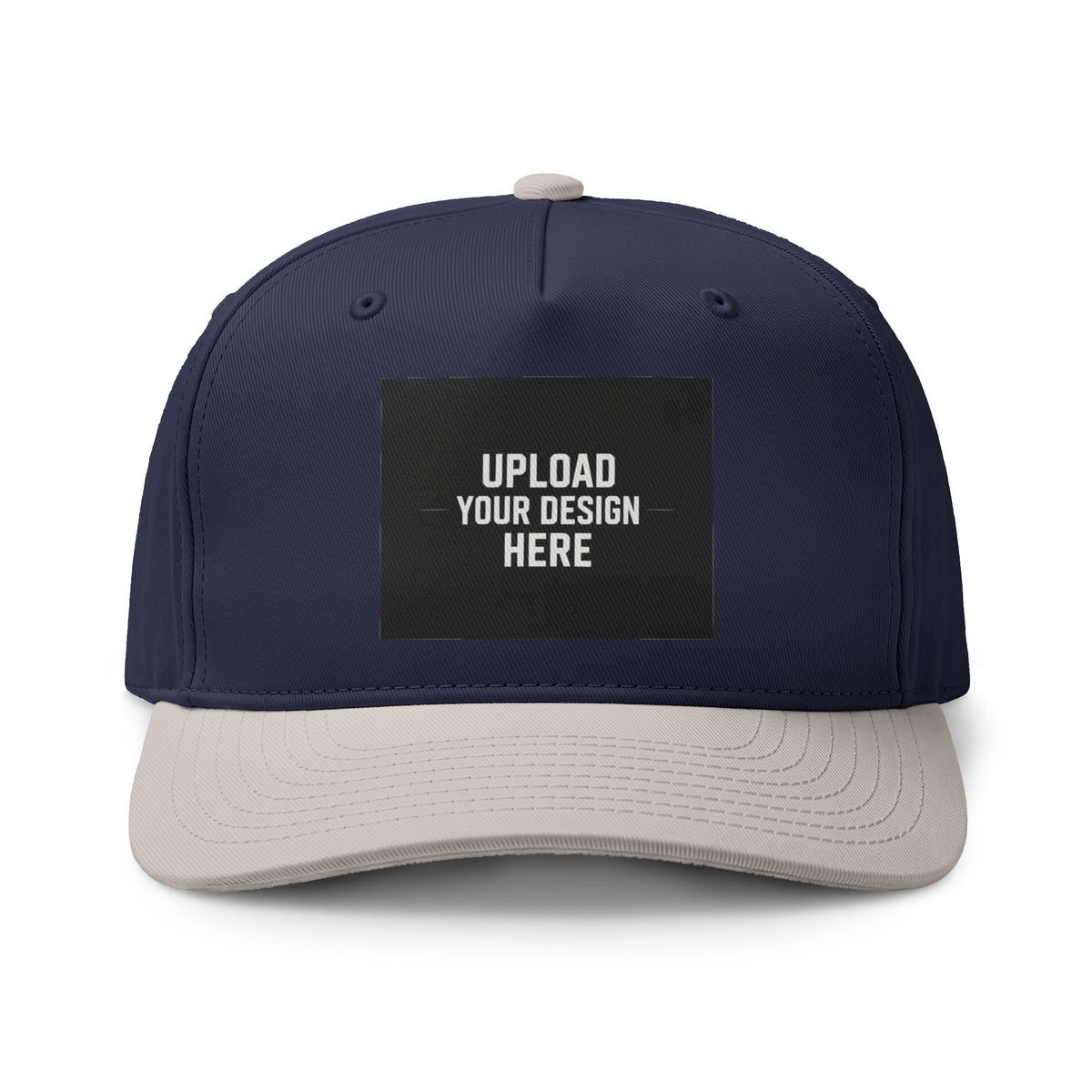 Two-Tone Trucker Cap — Custom Patch Hat