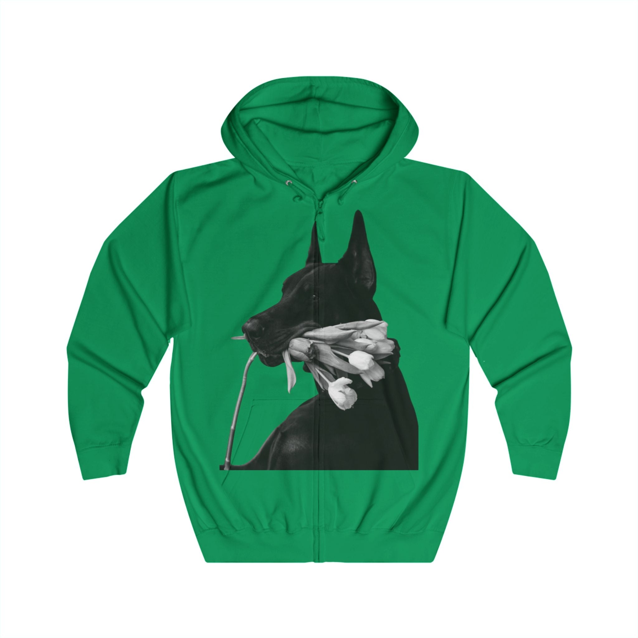 Doberman Zip Hoodie