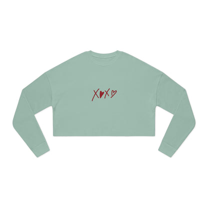 XOXO Cropped Sweatshirt
