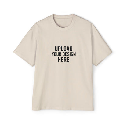 Oversized Men’s Tee – Custom Heavy Cotton Crewneck