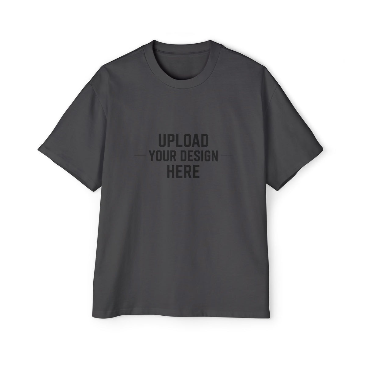 Oversized Men’s Tee – Custom Heavy Cotton Crewneck
