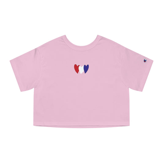 Cropped T-Shirt — French Heart
